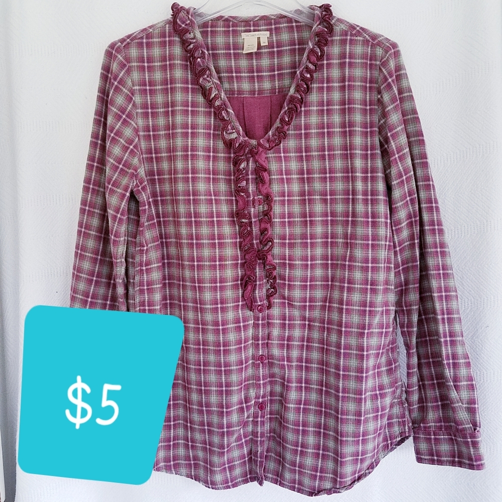 Territory Ahead Plaid Flannel Top